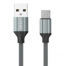 LDNIO καλώδιο Micro USB σε USB LS441, 2.4A, 1m, γκρι