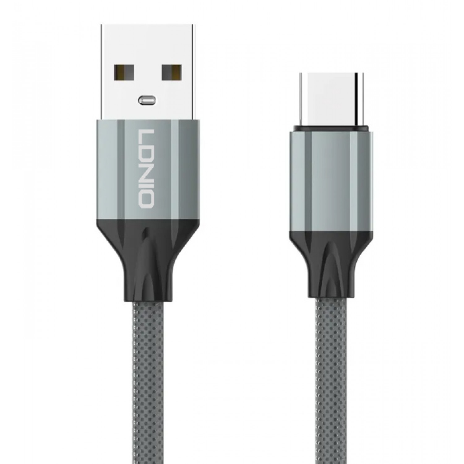 LDNIO καλώδιο USB-C σε USB LS441, 2.4A, 1m, γκρι LDNIO καλώδιο USB-C σε USB LS441, 2.4A, 1m, γκρι
