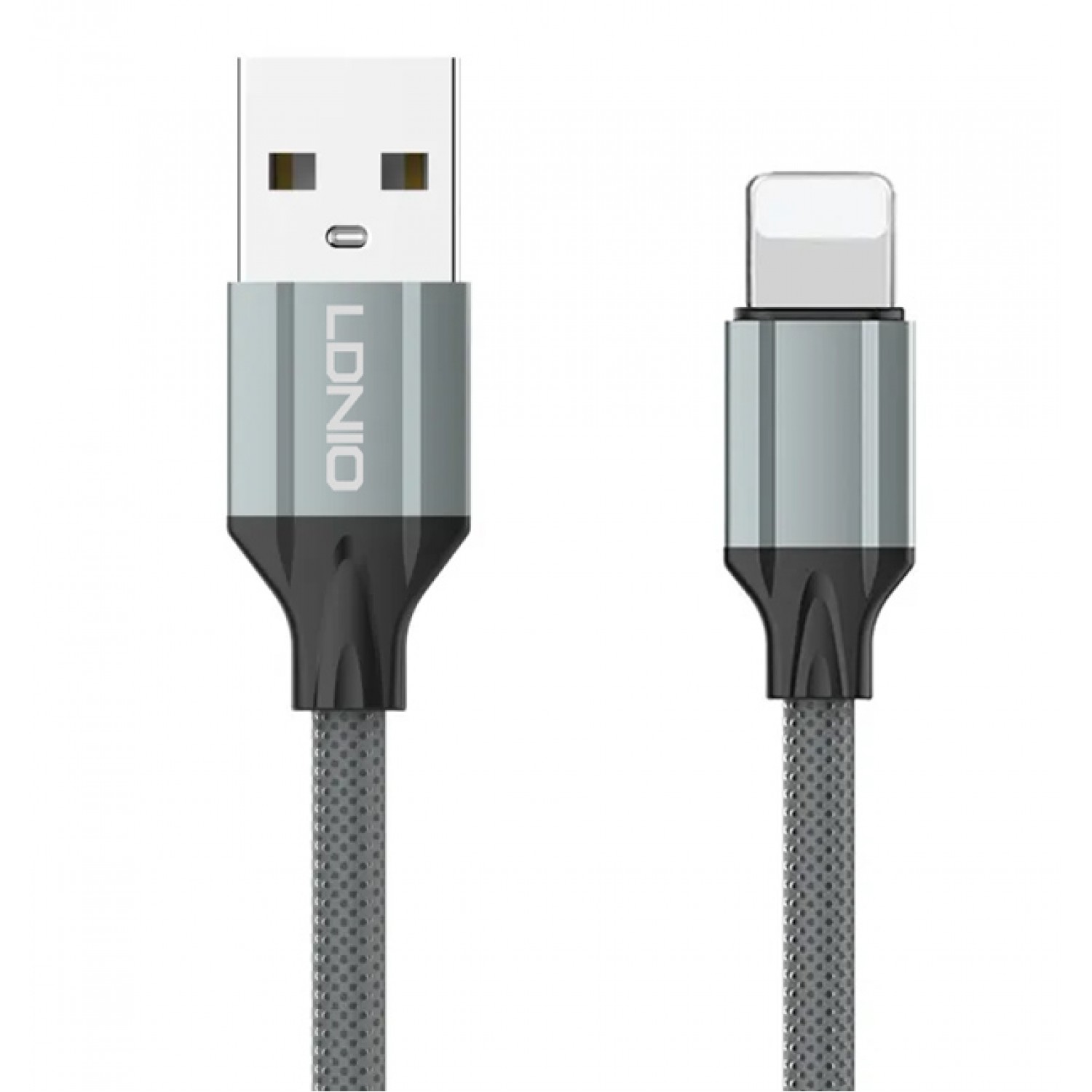 LDNIO καλώδιο Lightning σε USB LS442, 2.4A, 2m, γκρι LDNIO καλώδιο Lightning σε USB LS442, 2.4A, 2m, γκρι
