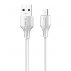 LDNIO καλώδιο Micro USB σε USB LS540, 2.4A, 20cm, λευκό