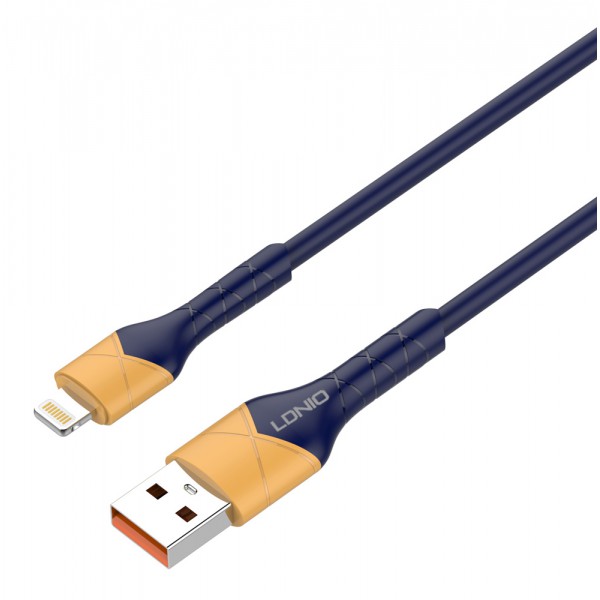 LDNIO καλώδιο Lightning σε USB LS801, 30W, 1m, μπλε LDNIO καλώδιο Lightning σε USB LS801, 30W, 1m, μπλε