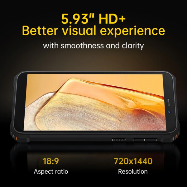 OUKITEL smartphone WP20, IP68/IP69K, 5.93", 4/32GB, 6300mAh, πορτοκαλί