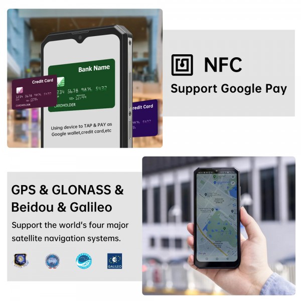 OUKITEL Smartphone K15 Plus, 6.52", 4/32GB, Quad-core, 10000mAh, μαύρο