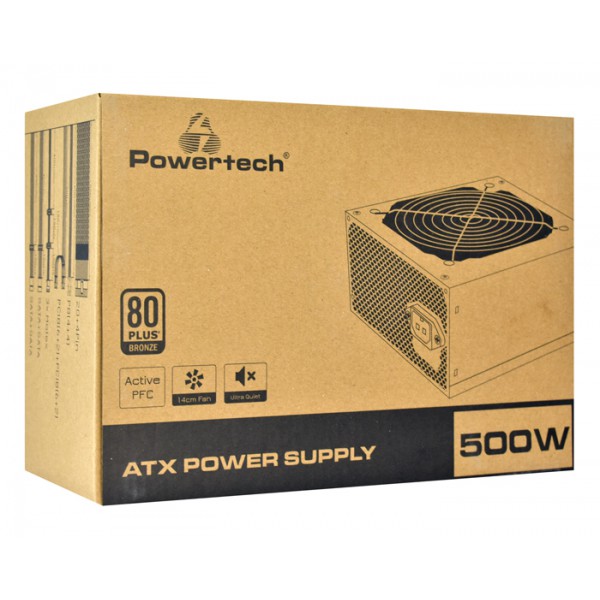 POWERTECH τροφοδοτικό για PC PT-1102, 550W, ATX, 120mm Fan POWERTECH τροφοδοτικό για PC PT-1102, 550W, ATX, 120mm Fan