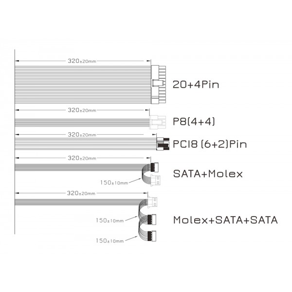 POWERTECH τροφοδοτικό για PC PT-1102, 550W, ATX, 120mm Fan POWERTECH τροφοδοτικό για PC PT-1102, 550W, ATX, 120mm Fan