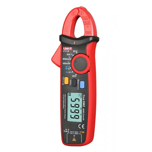 UNI-T μίνι ψηφιακή αμπεροτσιμπίδα UT211B, 60A AC/DC, NCV, True RMS UNI-T μίνι ψηφιακή αμπεροτσιμπίδα UT211B, 60A AC/DC, NCV, True RMS