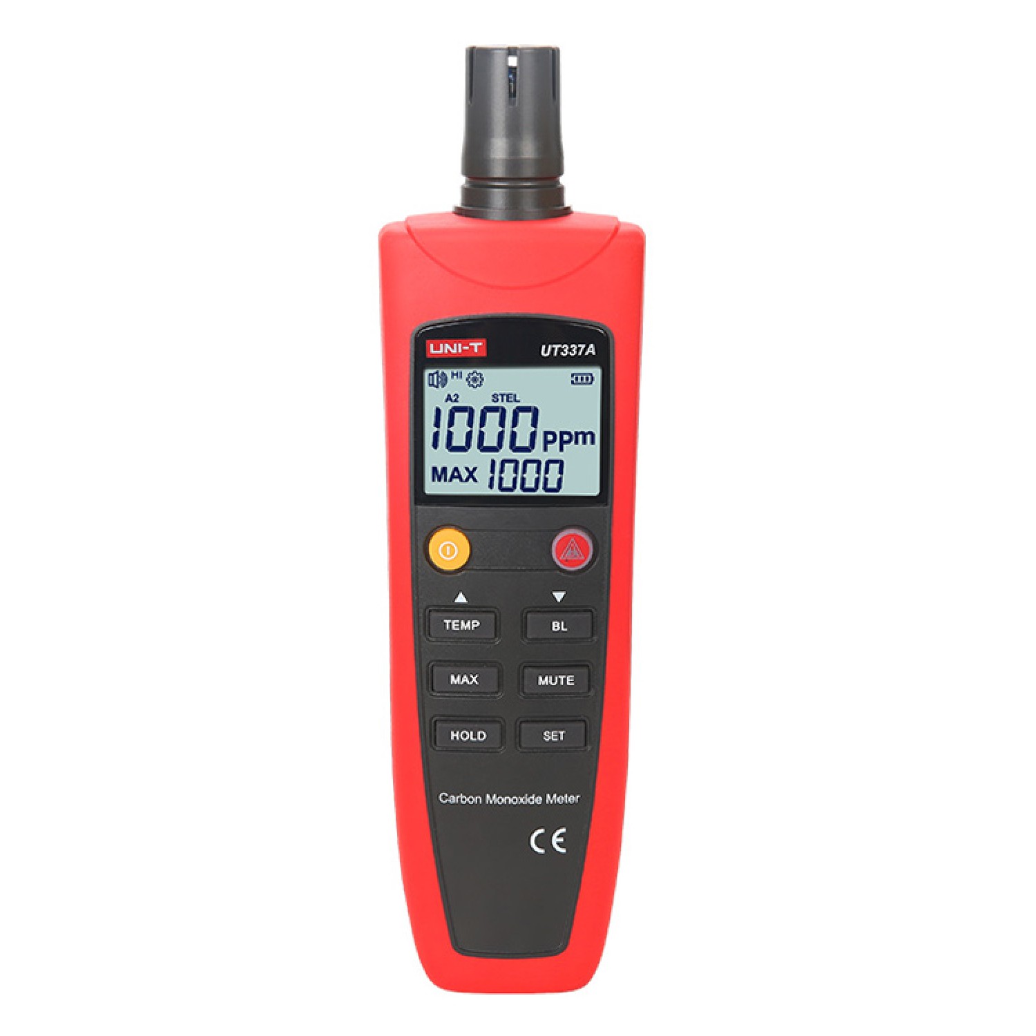UNI-T ψηφιακός μετρητής μονοξειδίου του άνθρακα UT337A, 0~1000ppm UNI-T ψηφιακός μετρητής μονοξειδίου του άνθρακα UT337A, 0~1000ppm