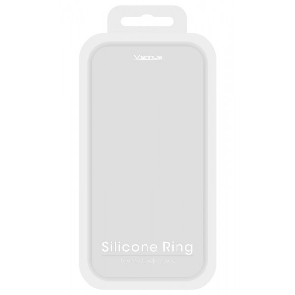 VENNUS θήκη Silicone Ring VNS-0070 για iPhone 14 Pro, μπλε VENNUS θήκη Silicone Ring VNS-0070 για iPhone 14 Pro, μπλε