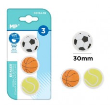 MP γόμα για μολύβι μπάλες PG154-10, 3τμχ