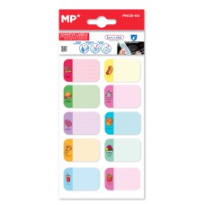 MP αυτοκόλλητες ετικέτες PN125-64, αδιάβροχες, 4x2.5cm, 10 σχέδια, 20τμχ