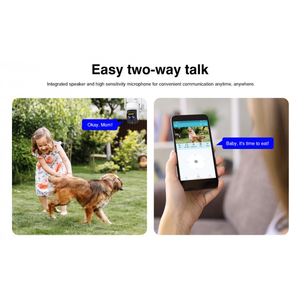 VSTARCAM smart ηλιακή κάμερα CB67D, 10000mAh, IP66, 3MP, WiFi, PTZ VSTARCAM smart ηλιακή κάμερα CB67D, 10000mAh, IP66, 3MP, WiFi, PTZ