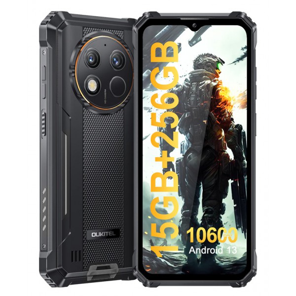 OUKITEL smartphone WP28, IP68/IP69K, 6.52", 8/256GB, 10600mAh, μαύρο OUKITEL smartphone WP28, IP68/IP69K, 6.52", 8/256GB, 10600mAh, μαύρο
