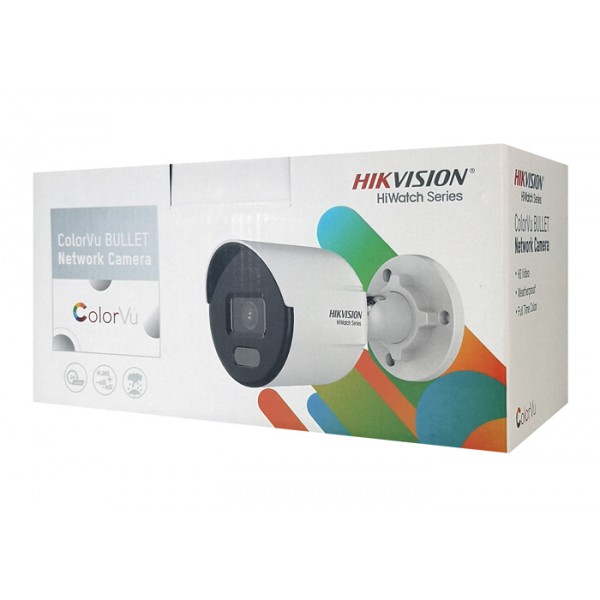 HIKVISION HIWATCH IP κάμερα ColorVu HWI-B129H, 2.8mm, 2MP, IP67, PoE HIKVISION HIWATCH IP κάμερα ColorVu HWI-B129H, 2.8mm, 2MP, IP67, PoE