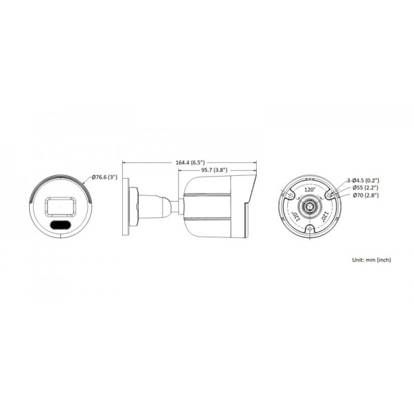 HIKVISION HIWATCH IP κάμερα ColorVu HWI-B149H, 2.8mm, 4MP, IP67, PoE HIKVISION HIWATCH IP κάμερα ColorVu HWI-B149H, 2.8mm, 4MP, IP67, PoE
