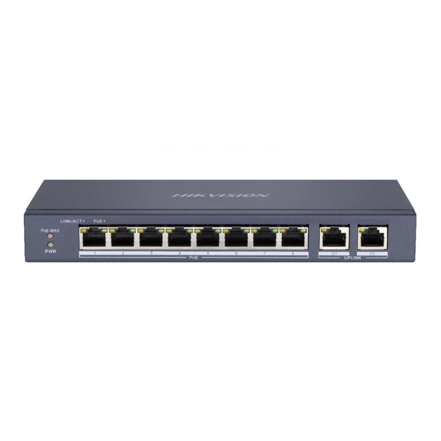 HIKVISION Unmanaged Switch DS-3E0310P-E/M, 8x PoE ports, 60W, 100Mbps HIKVISION Unmanaged Switch DS-3E0310P-E/M, 8x PoE ports, 60W, 100Mbps
