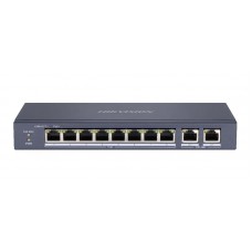 HIKVISION Unmanaged Switch DS-3E0310P-E/M, 8x PoE ports, 60W, 100Mbps