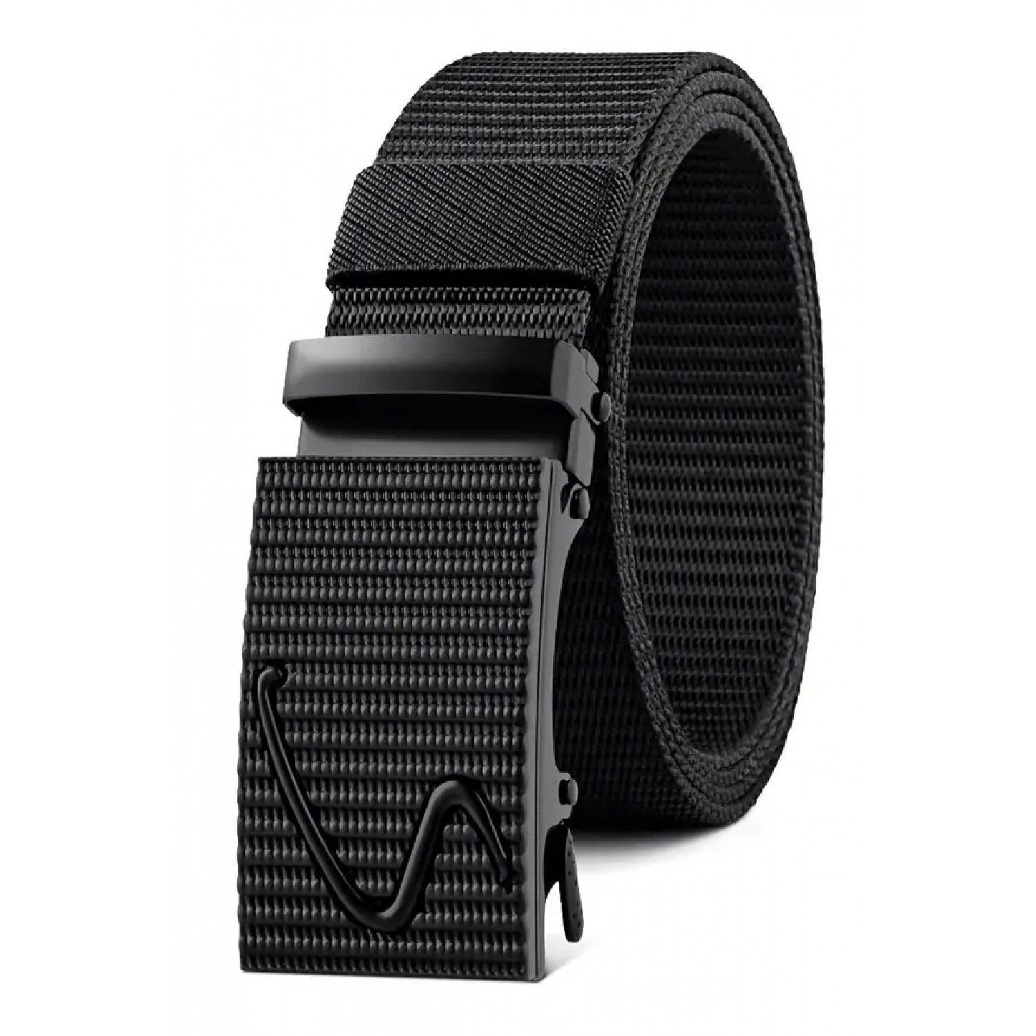 Ζώνη στρατιωτικού τύπου TMV-0056, ρυθμιζόμενη, 3.8 x 120cm, μαύρη Ζώνη στρατιωτικού τύπου TMV-0056, ρυθμιζόμενη, 3.8 x 120cm, μαύρη