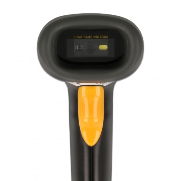 DELOCK barcode scanner 90550, 1D & 2D, ασύρματο, με βάση φόρτισης, μαύρο