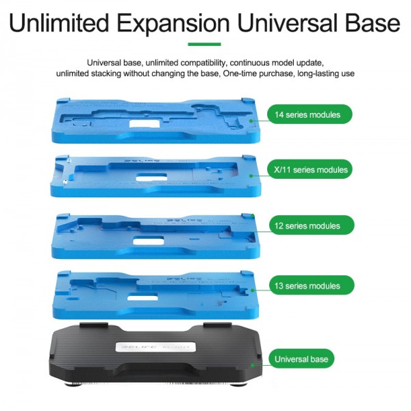 RELIFE βάση motherboard 18in1 RL-601T, για iPhone, θερμαινόμενη