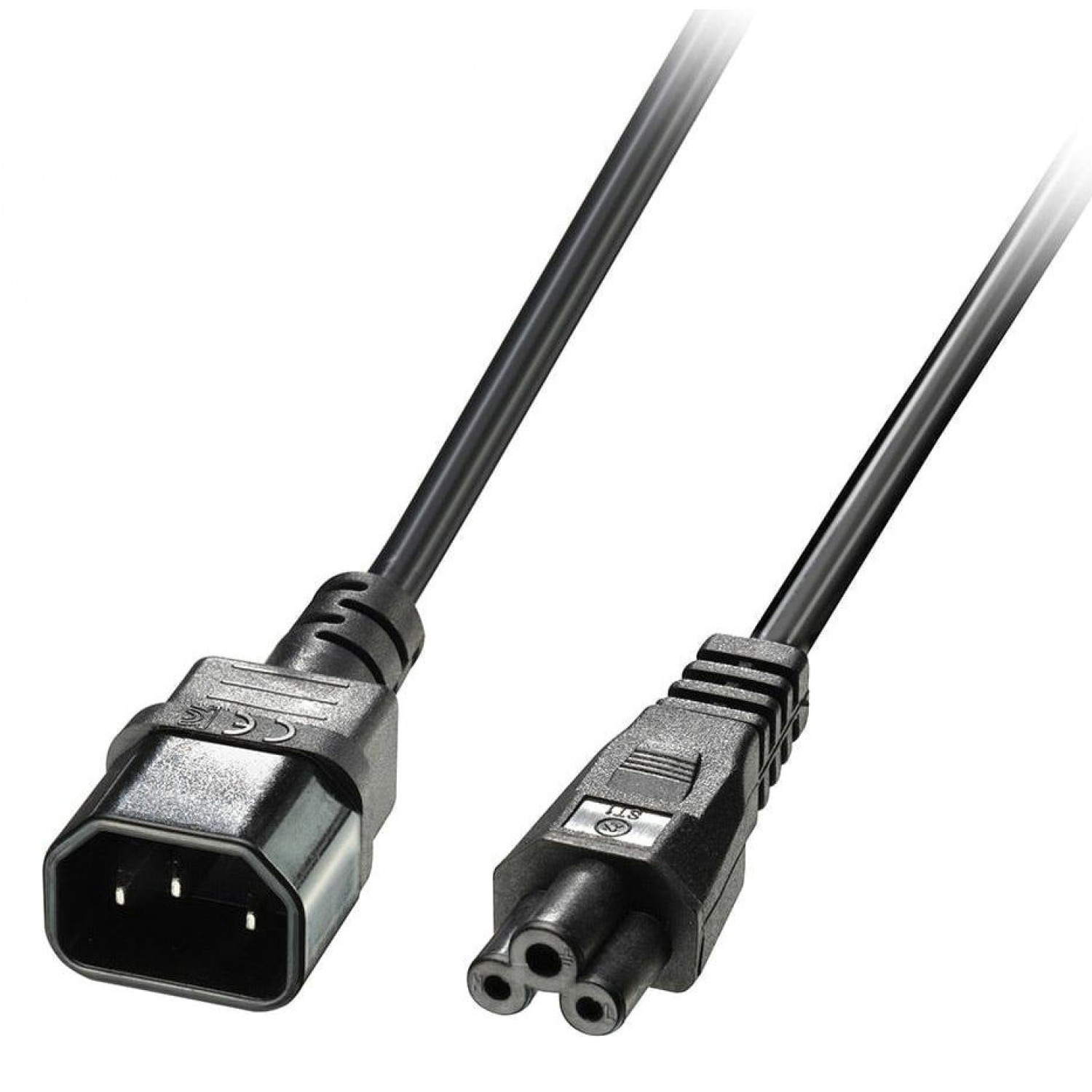 POWERTECH καλώδιο τροφοδοσίας CAB-P034, 0.75mm², 1m, μαύρο POWERTECH καλώδιο τροφοδοσίας CAB-P034, 0.75mm², 1m, μαύρο