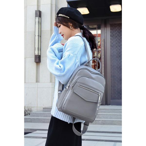 ROXXANI γυναικεία τσάντα πλάτης LBAG-0024, γκρι