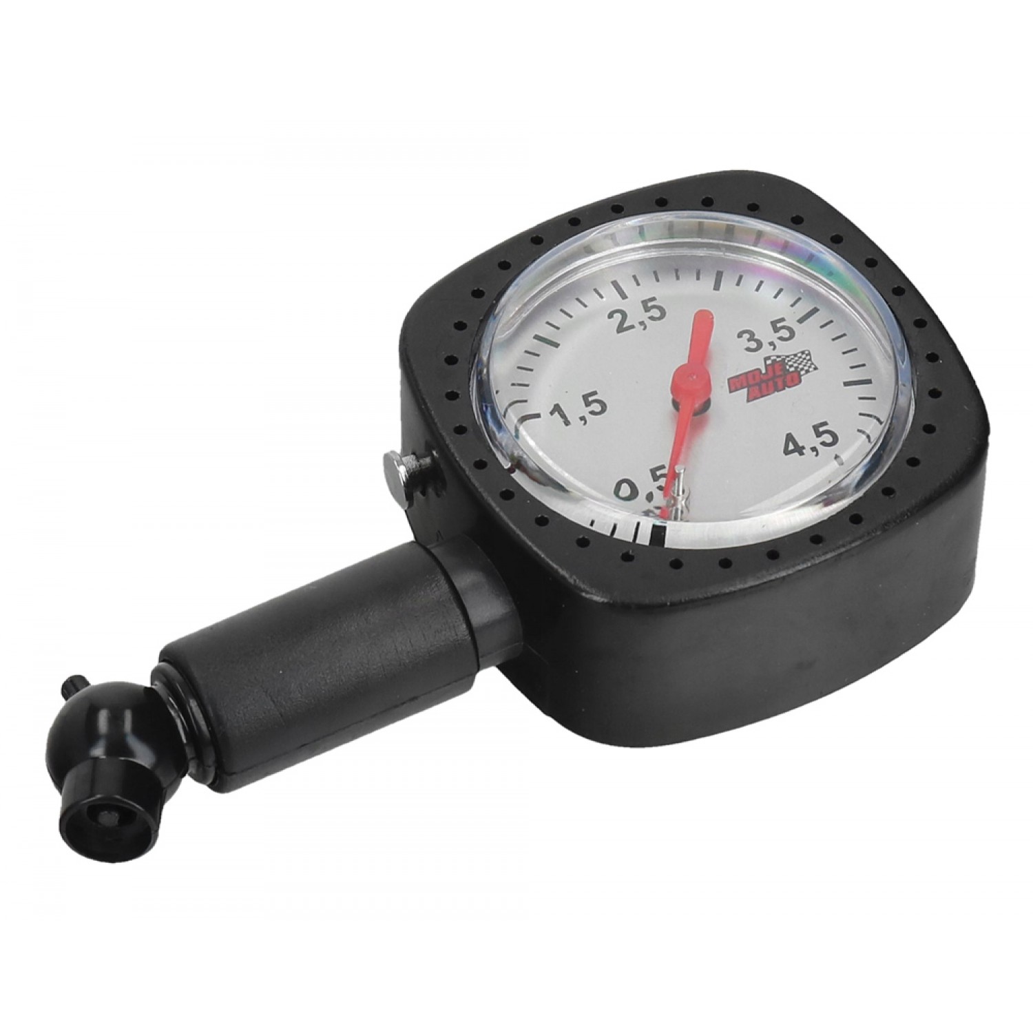 MOJE AUTO αναλογικό μανόμετρο πίεσης τροχών 93-010, έως 4.5 bar MOJE AUTO αναλογικό μανόμετρο πίεσης τροχών 93-010, έως 4.5 bar