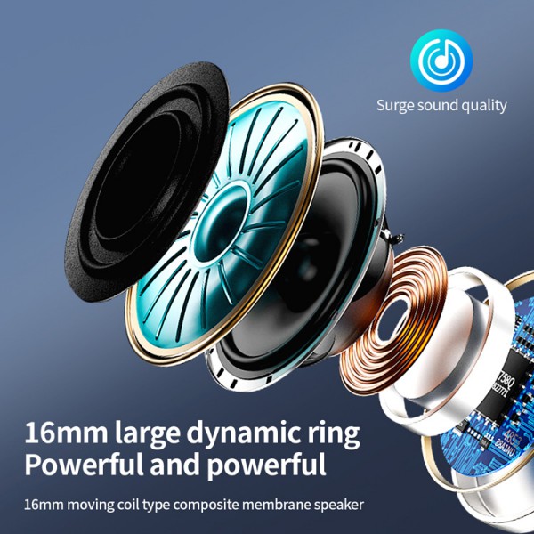 CELEBRAT open earphones SE3, Bluetooth 5.0, 180mAh, Φ16mm, μαύρα CELEBRAT open earphones SE3, Bluetooth 5.0, 180mAh, Φ16mm, μαύρα