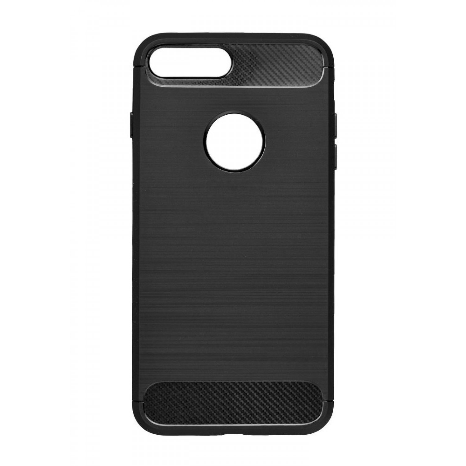 POWERTECH Θήκη Carbon Flex για iPhone 7/8, Black