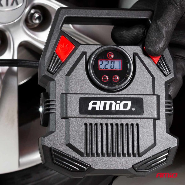 AMIO συμπιεστής αέρος αυτοκινήτου 02642, με LED, 12V, 150PSI/10bar AMIO συμπιεστής αέρος αυτοκινήτου 02642, με LED, 12V, 150PSI/10bar
