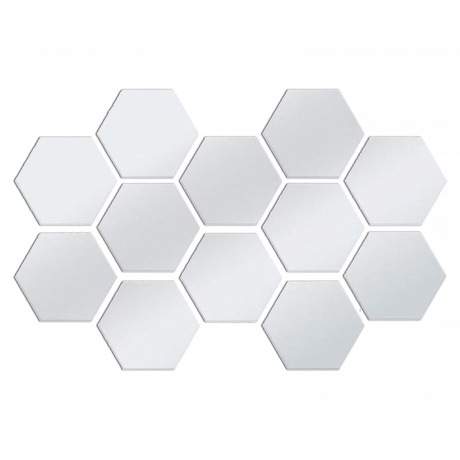 Σετ αυτοκόλλητοι ακριλικοί καθρέφτες AG543D εξάγωνοι, 15.5x17.5cm, 12τμχ Σετ αυτοκόλλητοι ακριλικοί καθρέφτες AG543D εξάγωνοι, 15.5x17.5cm, 12τμχ