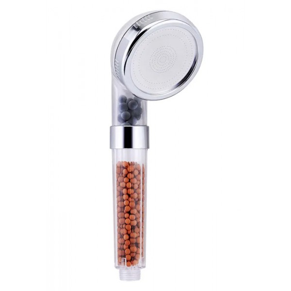 Τηλέφωνο μπάνιου AG789 με φίλτρο, universal, ασημί & διάφανο