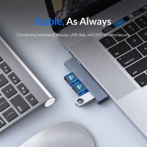 ORICO USB hub AH-W13, 3x θυρών, 5Gbps, USB-C σύνδεση, γκρι ORICO USB hub AH-W13, 3x θυρών, 5Gbps, USB-C σύνδεση, γκρι