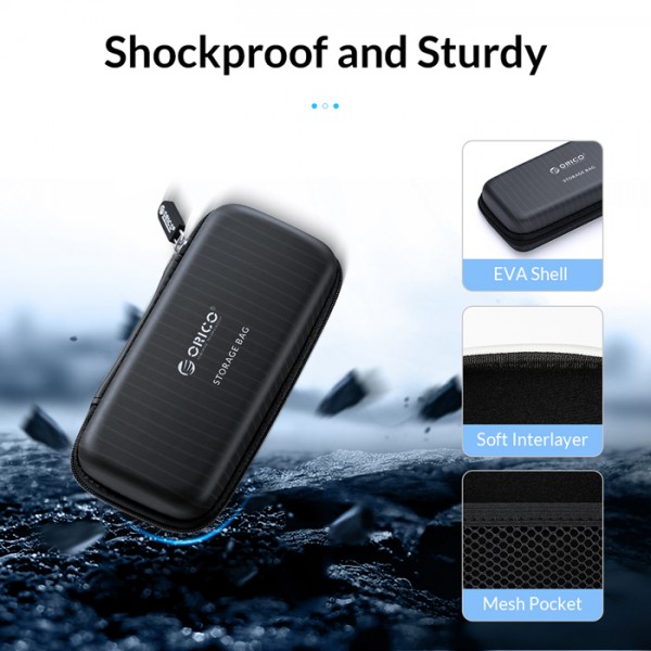 ORICO θήκη προστασίας για M.2 SSD PWFM2, 15.9x11x4cm, μαύρη ORICO θήκη προστασίας για M.2 SSD PWFM2, 15.9x11x4cm, μαύρη