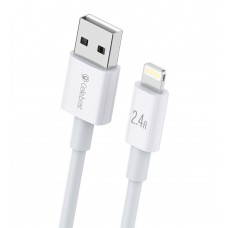 CELEBRAT καλώδιο Lightning σε USB CB-24L, 2.4A, 1.2m, λευκό