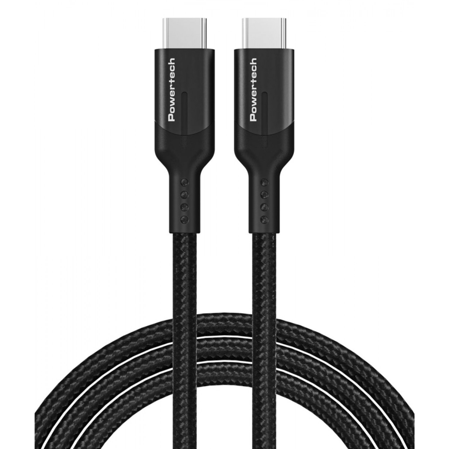 POWERTECH καλώδιο USB-C PTR-0135, PD 60W, 10Gbps, copper, 1m, μαύρο POWERTECH καλώδιο USB-C PTR-0135, PD 60W, 10Gbps, copper, 1m, μαύρο