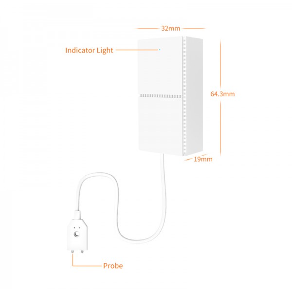 Ασύρματος ανιχνευτής πλημμύρας W020 για συναγερμούς, 433MHz