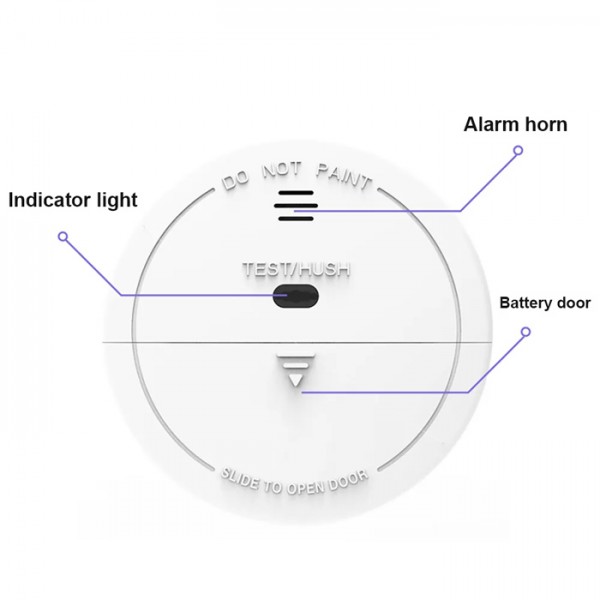 Ασύρματος ανιχνευτής καπνού SK010 για συναγερμούς, 433MHz Ασύρματος ανιχνευτής καπνού SK010 για συναγερμούς, 433MHz
