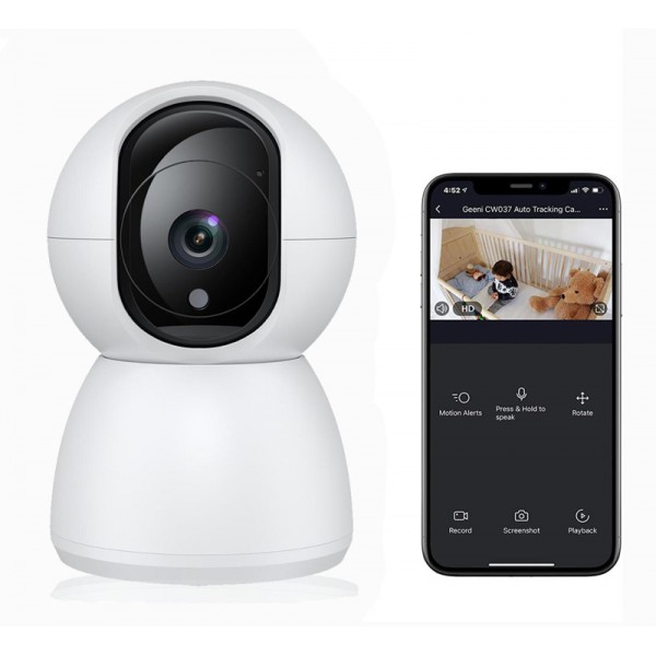 Smart κάμερα C200, 3.6mm, 4MP, 1080p, Wi-Fi, PTZ, TUYA Smart κάμερα C200, 3.6mm, 4MP, 1080p, Wi-Fi, PTZ, TUYA