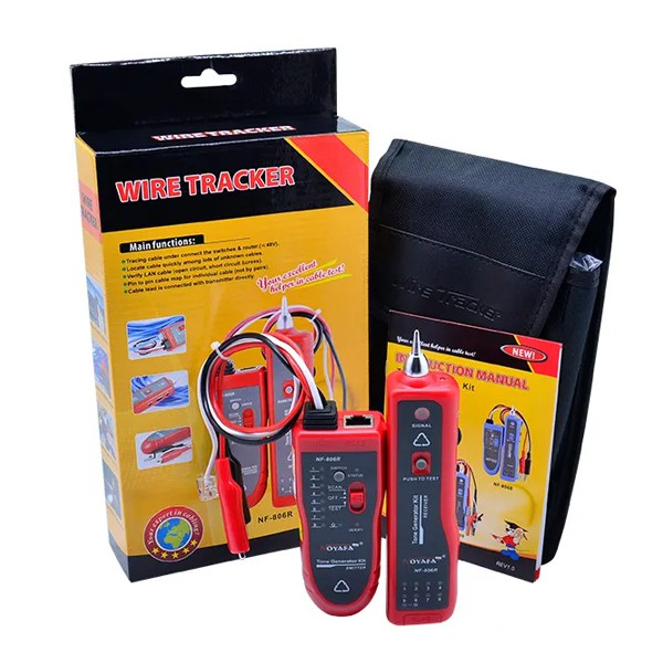 NOYAFA tester καλωδίων δικτύου NF-806 για RJ45 & RJ11 NOYAFA tester καλωδίων δικτύου NF-806 για RJ45 & RJ11