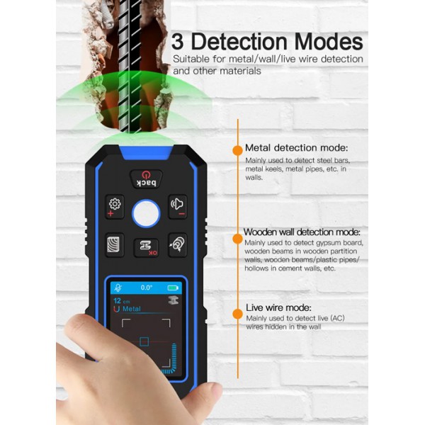 NOYAFA ψηφιακός αναλυτής τοίχου NF-518, ανιχνεύει μέταλλο/ξύλο/καλώδια NOYAFA ψηφιακός αναλυτής τοίχου NF-518, ανιχνεύει μέταλλο/ξύλο/καλώδια