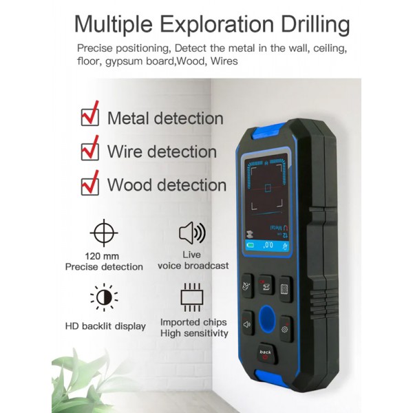 NOYAFA ψηφιακός αναλυτής τοίχου NF-518, ανιχνεύει μέταλλο/ξύλο/καλώδια NOYAFA ψηφιακός αναλυτής τοίχου NF-518, ανιχνεύει μέταλλο/ξύλο/καλώδια