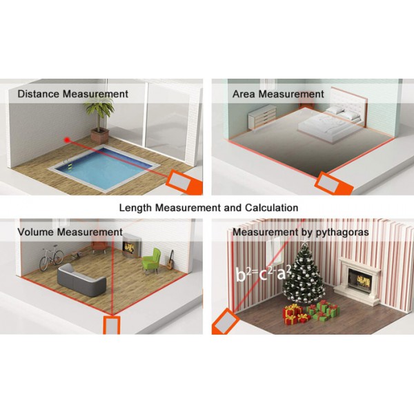 NOYAFA laser μετρητής απόστασης NF-271, m/ft/in, 70m NOYAFA laser μετρητής απόστασης NF-271, m/ft/in, 70m