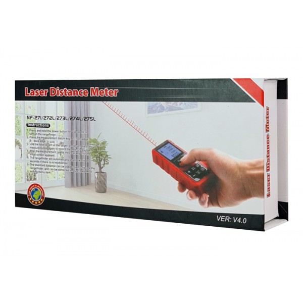 NOYAFA laser μετρητής απόστασης NF-271, m/ft/in, 70m NOYAFA laser μετρητής απόστασης NF-271, m/ft/in, 70m