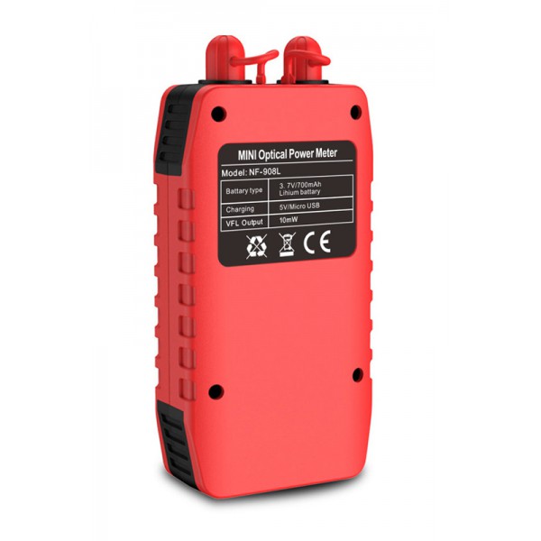 NOYAFA tester καλωδίων οπτικής ίνας NF-908L, 850-1625nm, -60~8dBm NOYAFA tester καλωδίων οπτικής ίνας NF-908L, 850-1625nm, -60~8dBm