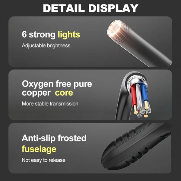 NOYAFA ενδοσκοπική κάμερα P100 με οθόνη απεικόνισης, LED, 10m, IP67 NOYAFA ενδοσκοπική κάμερα P100 με οθόνη απεικόνισης, LED, 10m, IP67