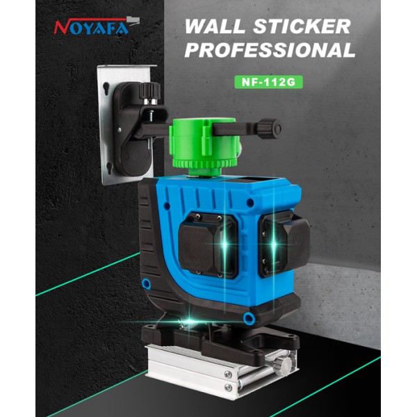 NOYAFA γραμμικό αλφάδι laser NF-112G, με πράσινη δέσμη 12 ακτίνων 3D NOYAFA γραμμικό αλφάδι laser NF-112G, με πράσινη δέσμη 12 ακτίνων 3D