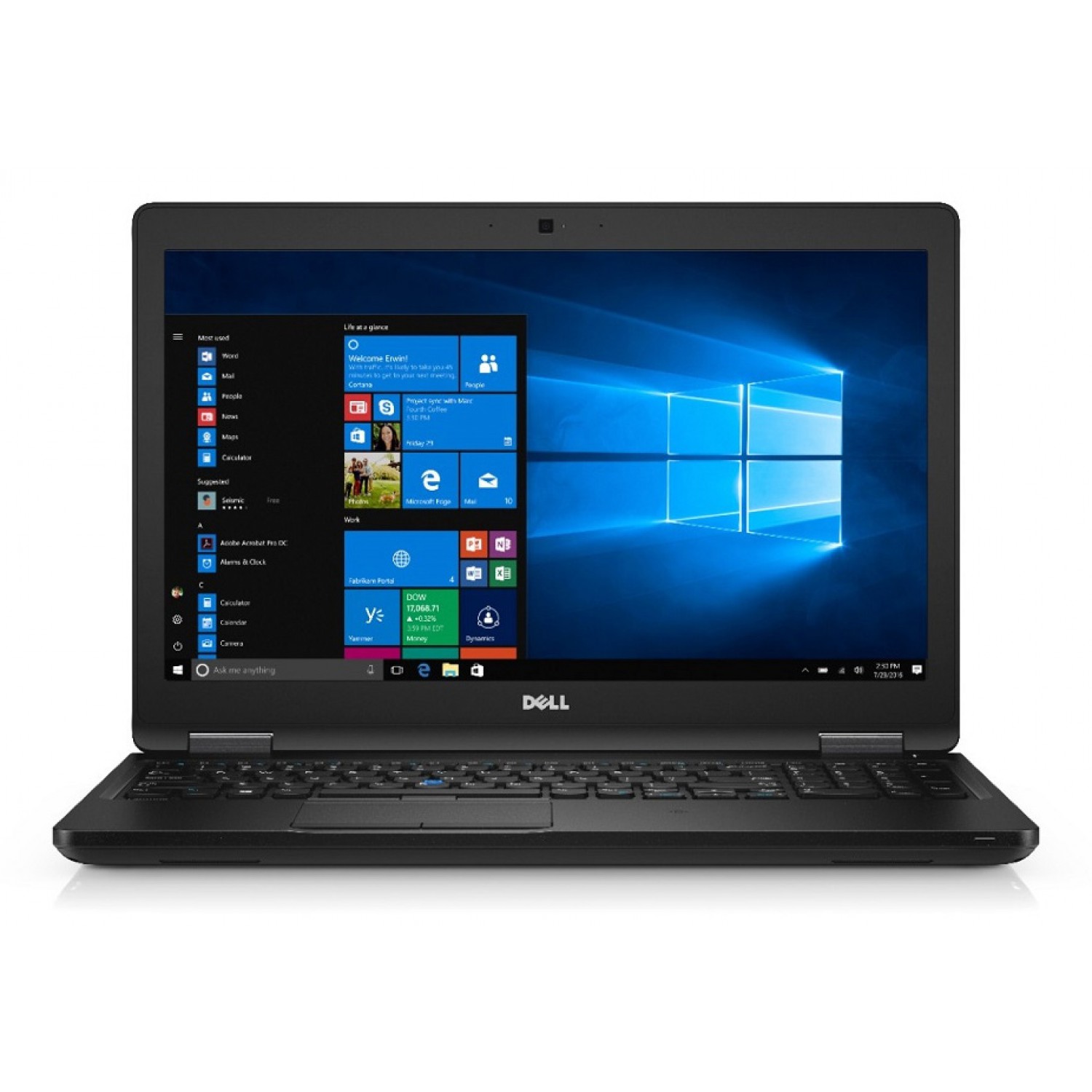DELL used Laptop Latitude E5580, i5-6300U, 8/256GB M.2, 15.6", Cam, GC DELL used Laptop Latitude E5580, i5-6300U, 8/256GB M.2, 15.6", Cam, GC