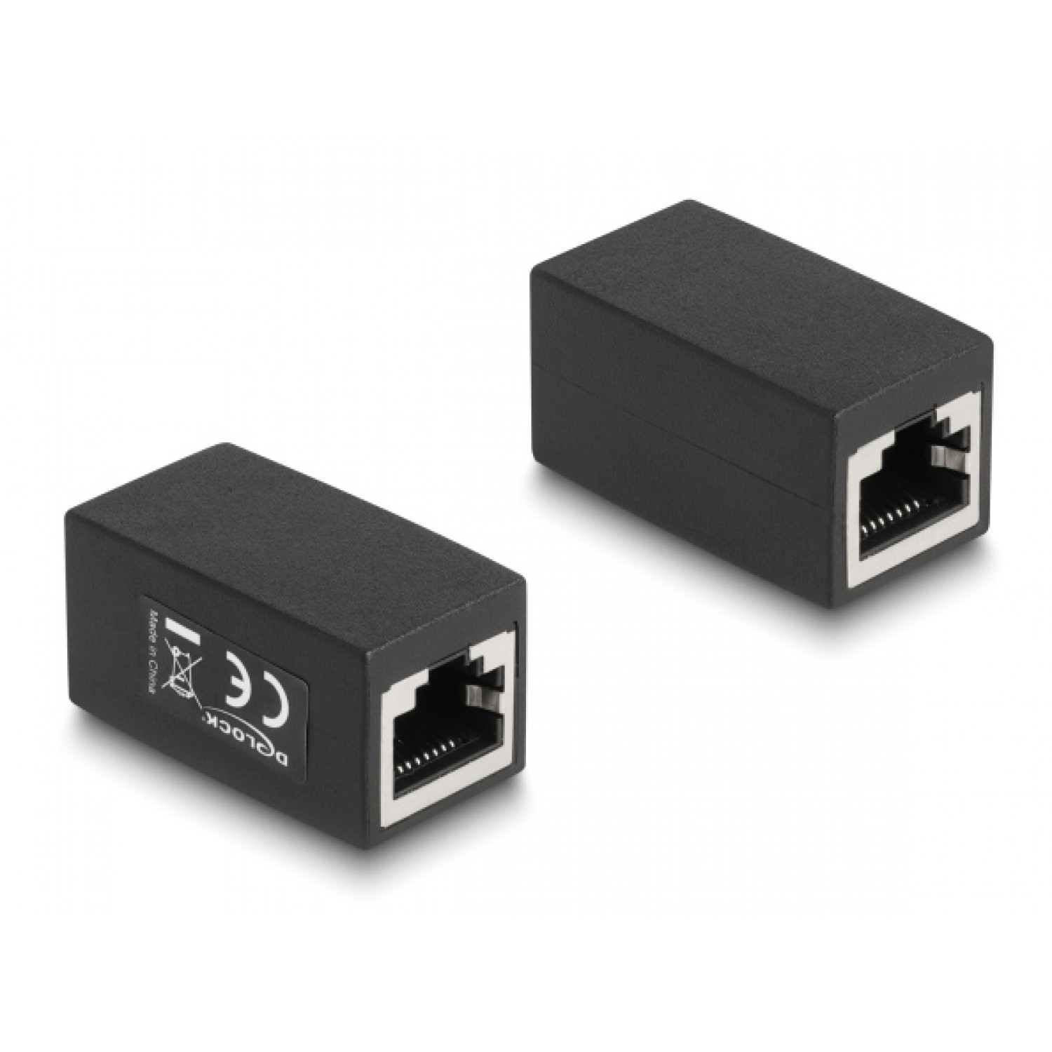 DELOCK σύνδεσμος RJ45 88003, θηλυκό σε θηλυκό, Cat.6, μαύρος DELOCK σύνδεσμος RJ45 88003, θηλυκό σε θηλυκό, Cat.6, μαύρος