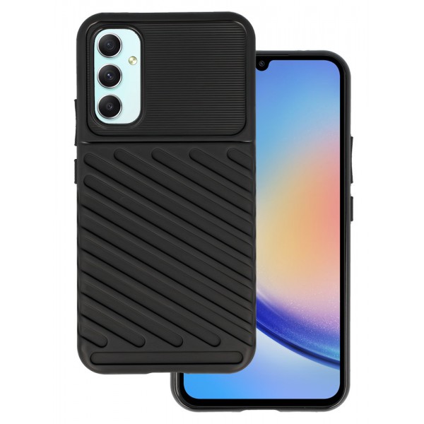 POWERTECH Θήκη Thunder MOB-1925 για Samsung A34 5G, μαύρη POWERTECH Θήκη Thunder MOB-1925 για Samsung A34 5G, μαύρη