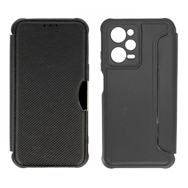 POWERTECH θήκη Razor Carbon MOB-1910, Xiaomi Note 12 Pro/X5 Pro, μαύρη POWERTECH θήκη Razor Carbon MOB-1910, Xiaomi Note 12 Pro/X5 Pro, μαύρη